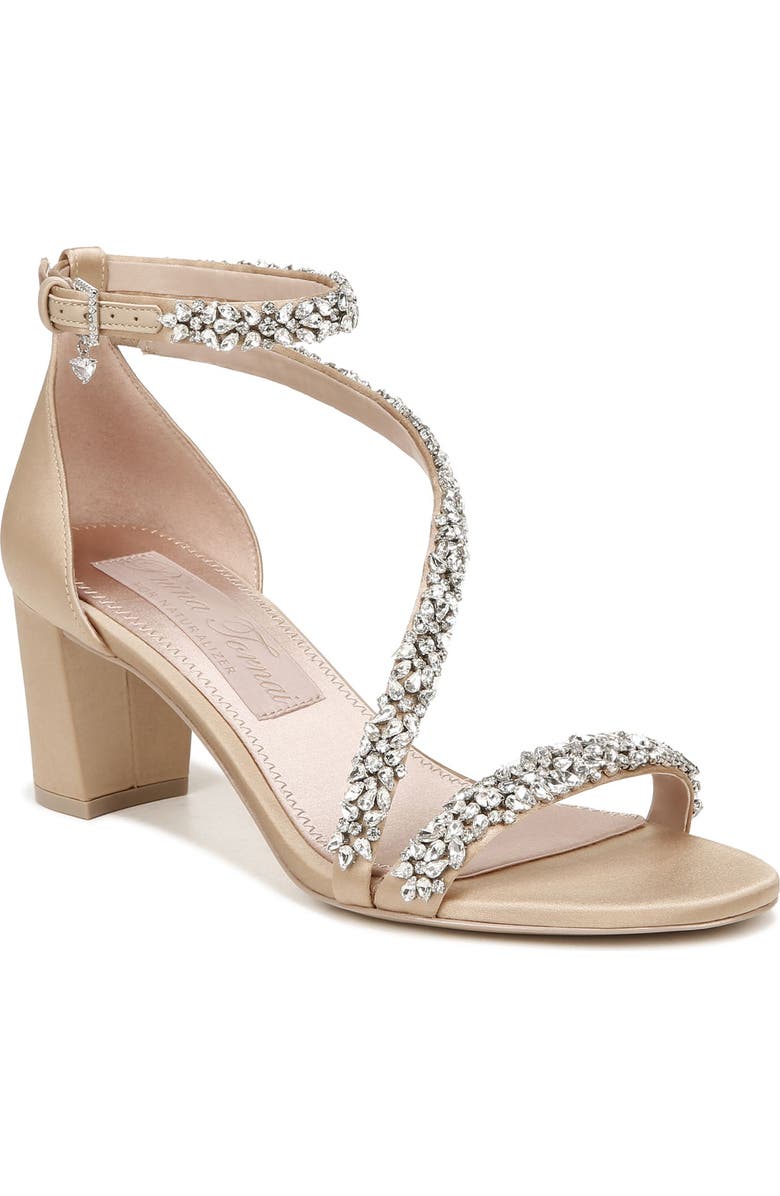 Naturalizer Pnina Tornai for Naturalizer Ahava Ankle Strap Sandal, Main, color, Beige Fabric