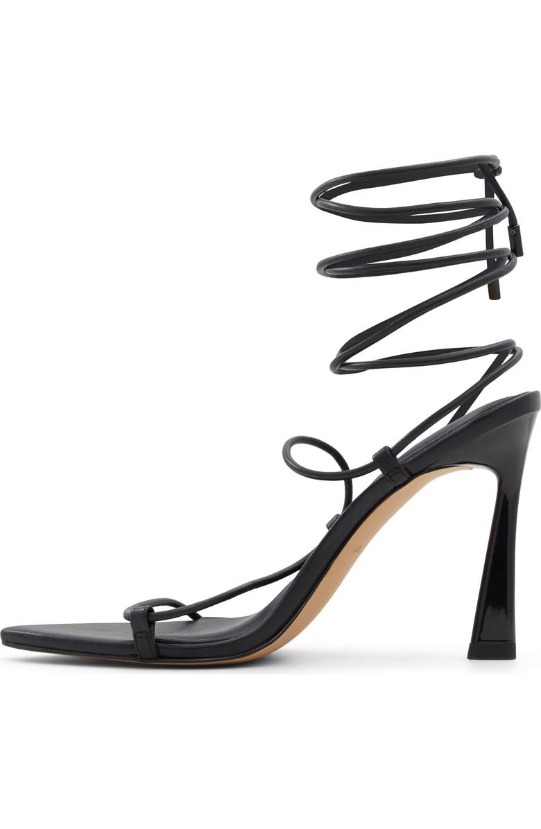 ALDO Melodic Pointed Toe Ankle Wrap Sandal, Alternate, color,