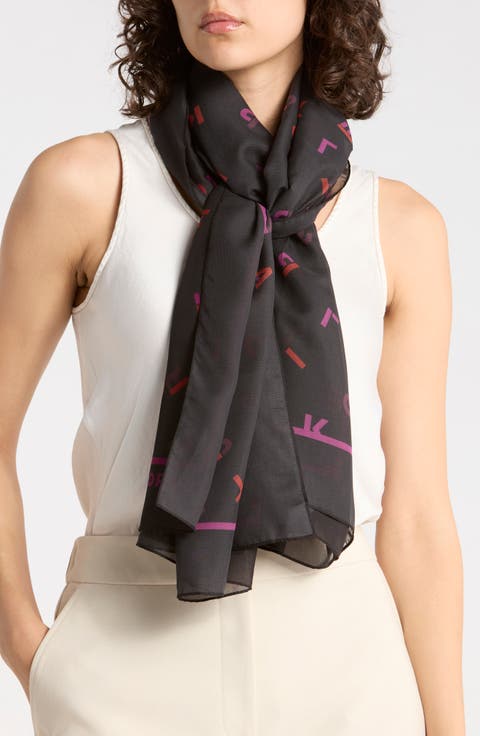 Scattered Letters Scarf