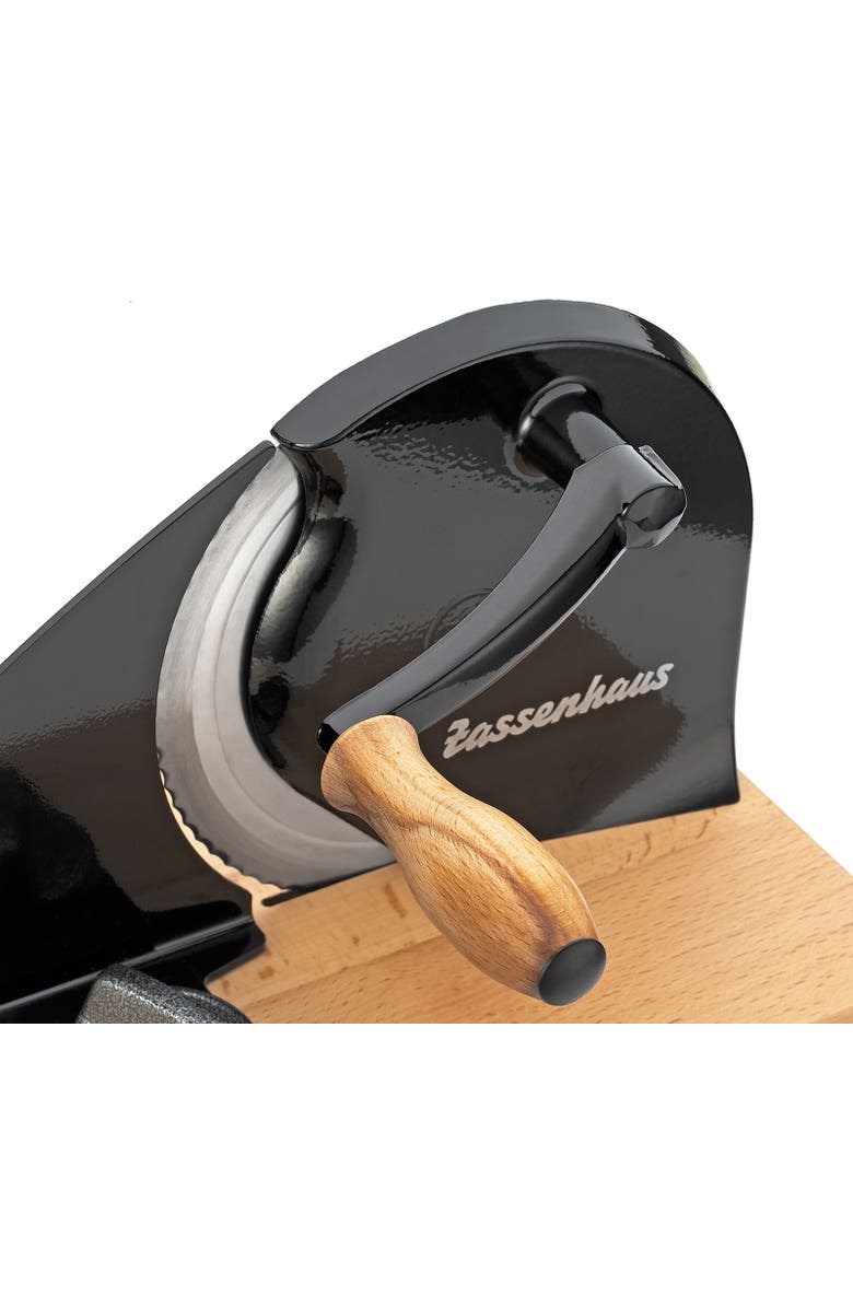 ZASSENHAUS Manual Bread Slicer, Hand Crank Home Bread Slicer, 11.75" x 8", Alternate, color, 