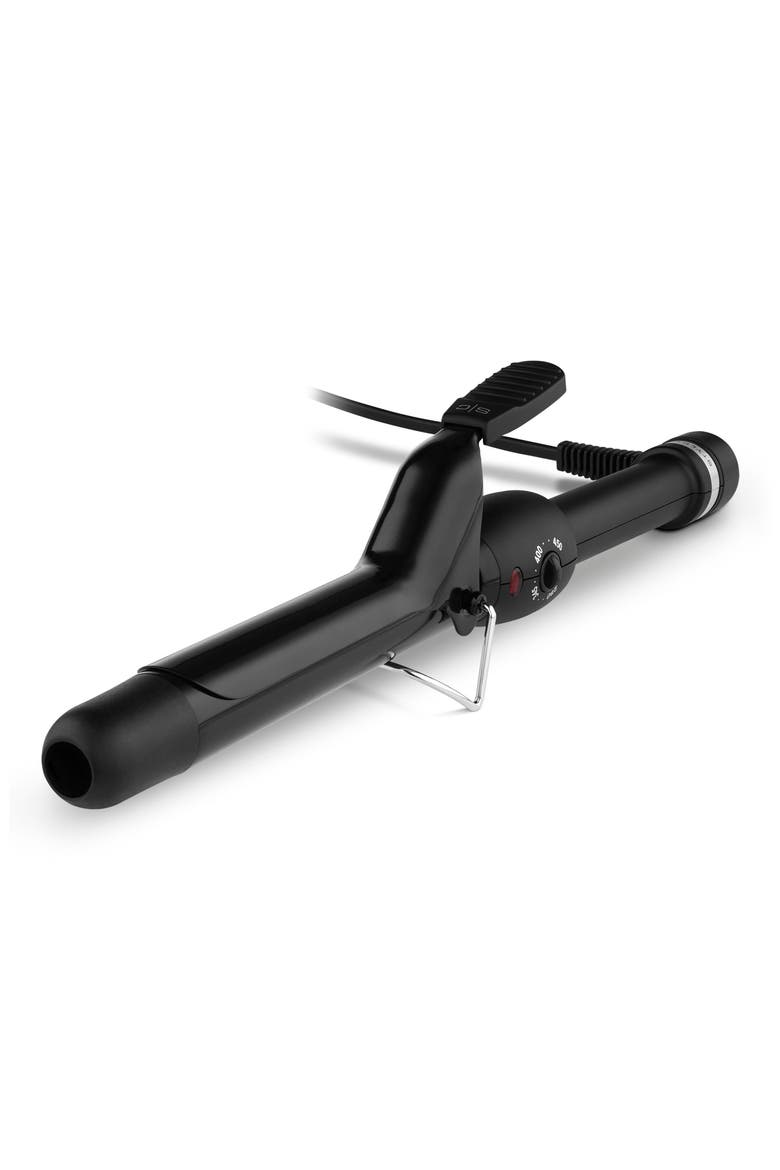 Stay-Temp Black Gold Professional Curling Iron 1.25 Inch, Alternate, color, BLACK