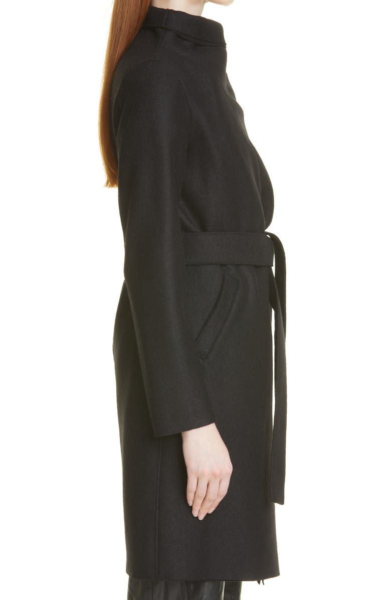 Harris Wharf London Volcano Belted Pressed Wool Coat, Alternate, color, 