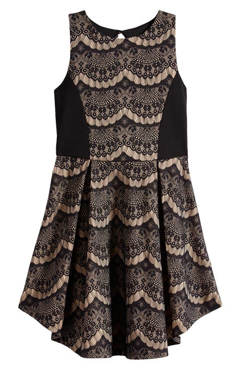 Kids' Bonded Lace Party Dress (Big Kid)