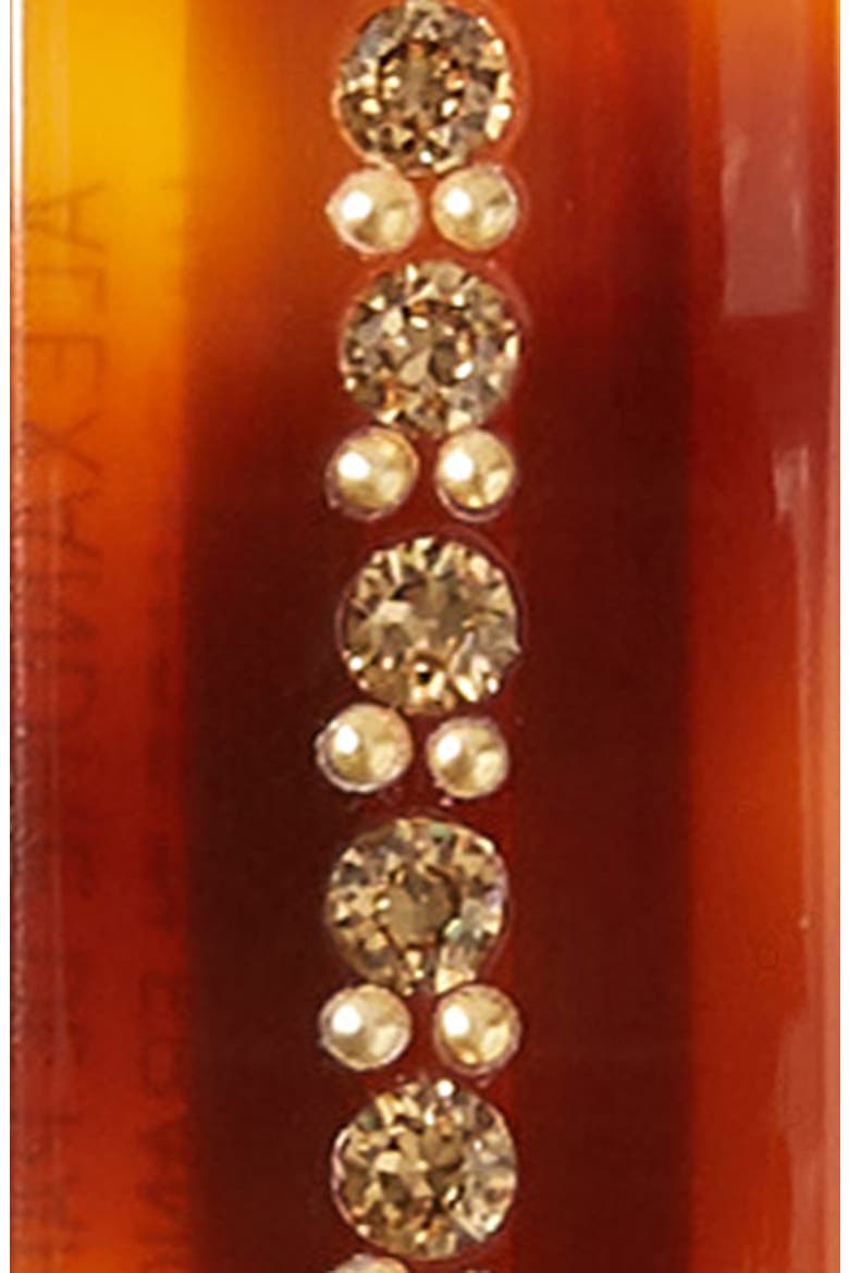Crystal Barrette, Alternate, color, TORTOISE