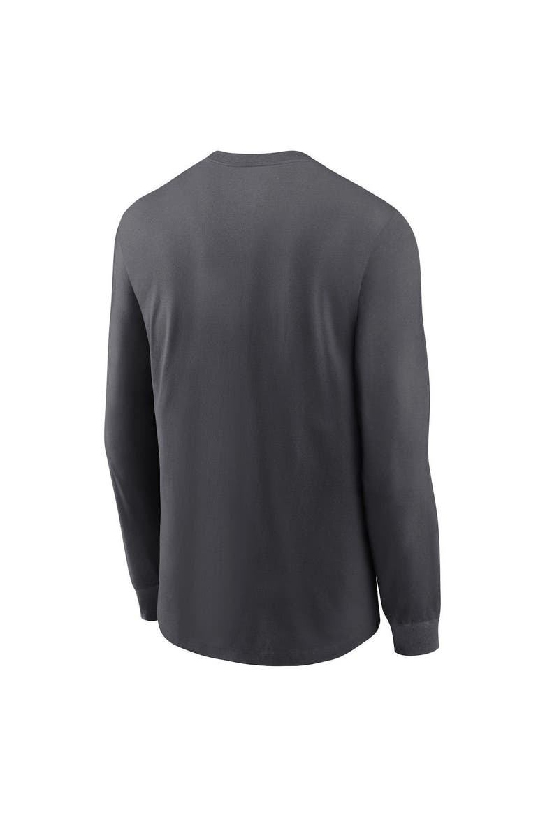 Men's Nike Anthracite Tampa Bay Buccaneers Team Slogan Long Sleeve T-Shirt, Alternate, color, Anthracite