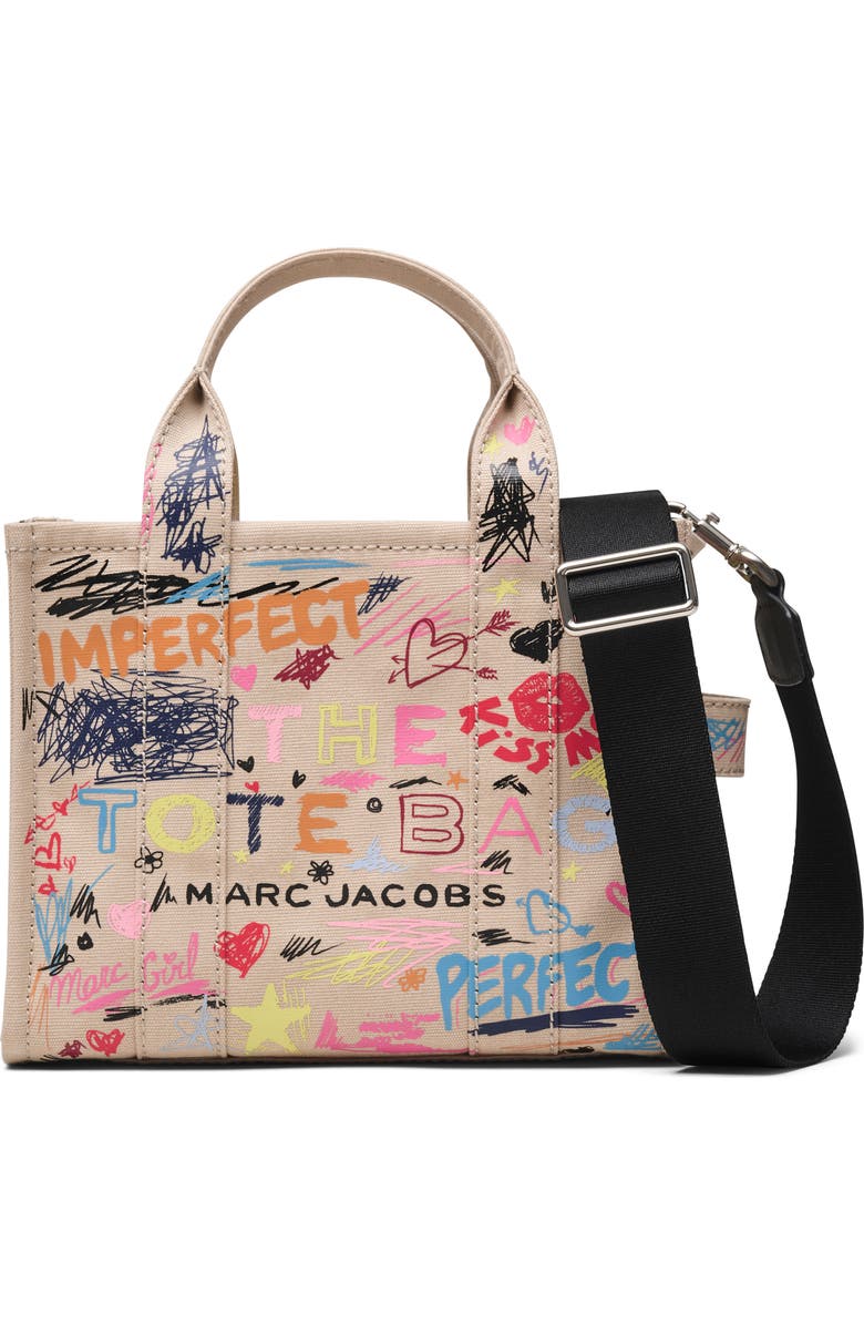 Marc Jacobs The Small Canvas Tote, Main, color, Beige Multi