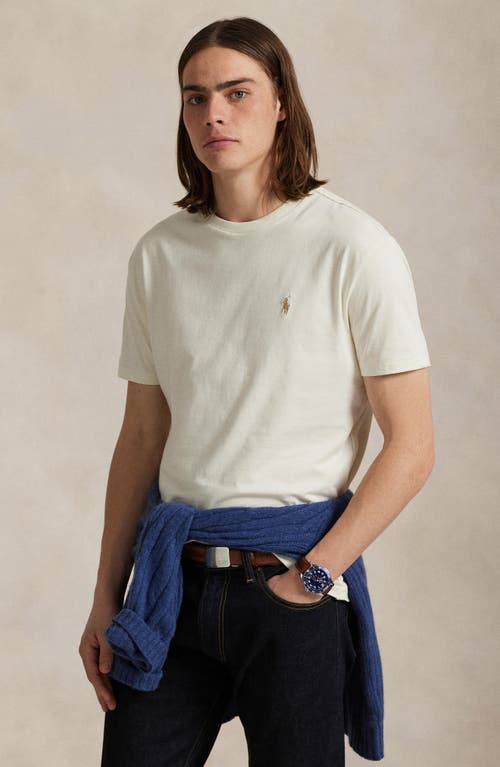 Polo Ralph Lauren Classic Fit Crewneck T-shirt In Neutral