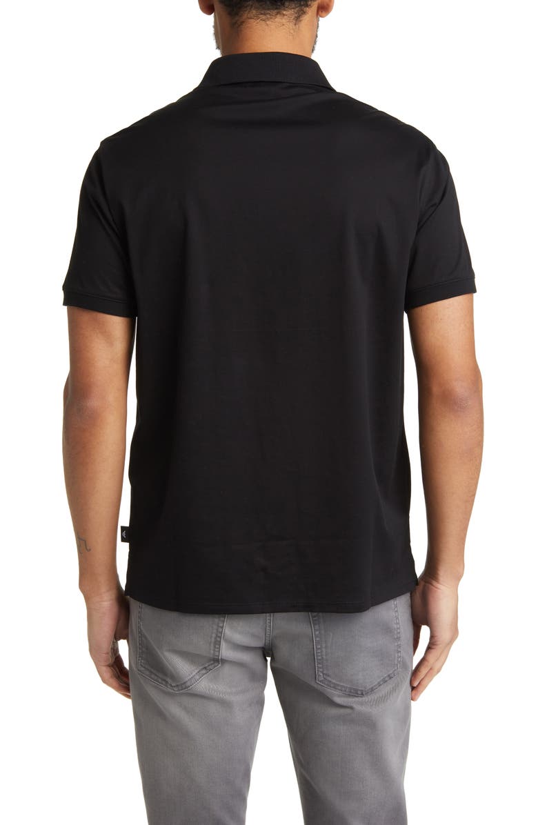 Emporio Armani Solid Cotton Polo, Alternate, color, 