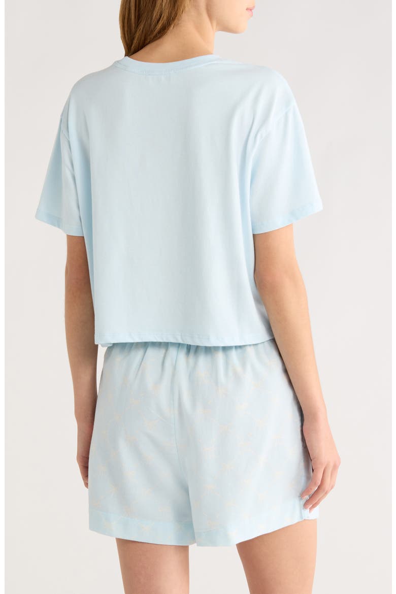 Boxy Crop Sleep T-Shirt, Alternate, color, BLUE DREAM