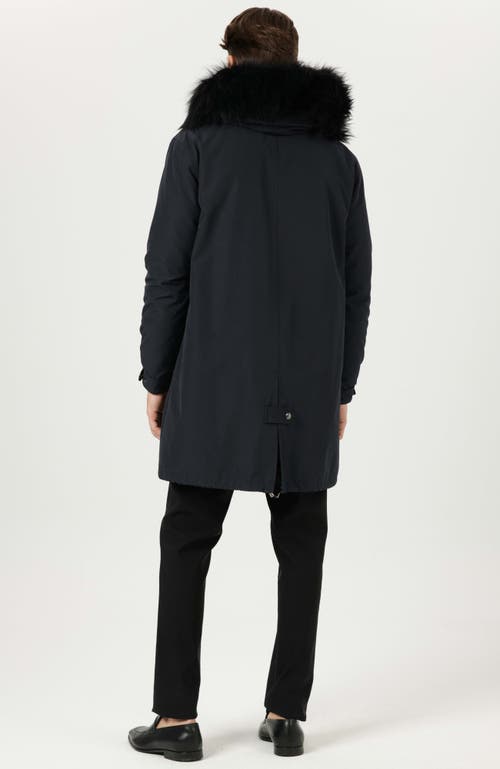 Gorski Parka With Shearling Lamb Trim In Black