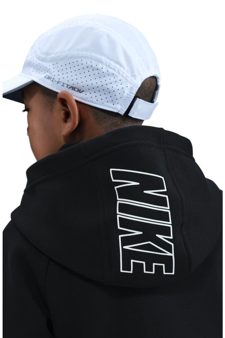 Kids' Sportswear Club Fleece Hoodie & Joggers Set, Alternate, color, BLACK/ BLACK/ WHITE/ WHITE