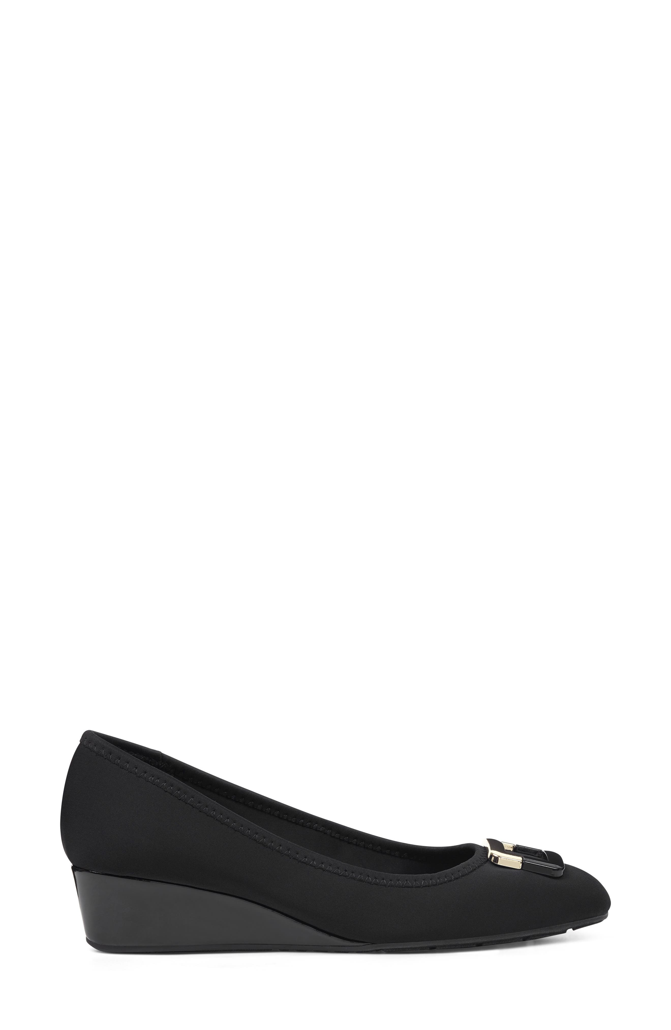 Bandolino Wedge Pump, Alternate, color, Black