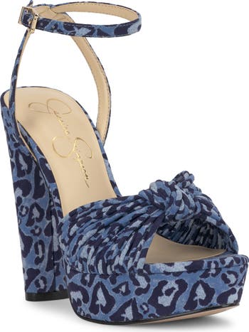 Jessica Simpson Sandalias De Tacón Timia Para Mujer, Tiza