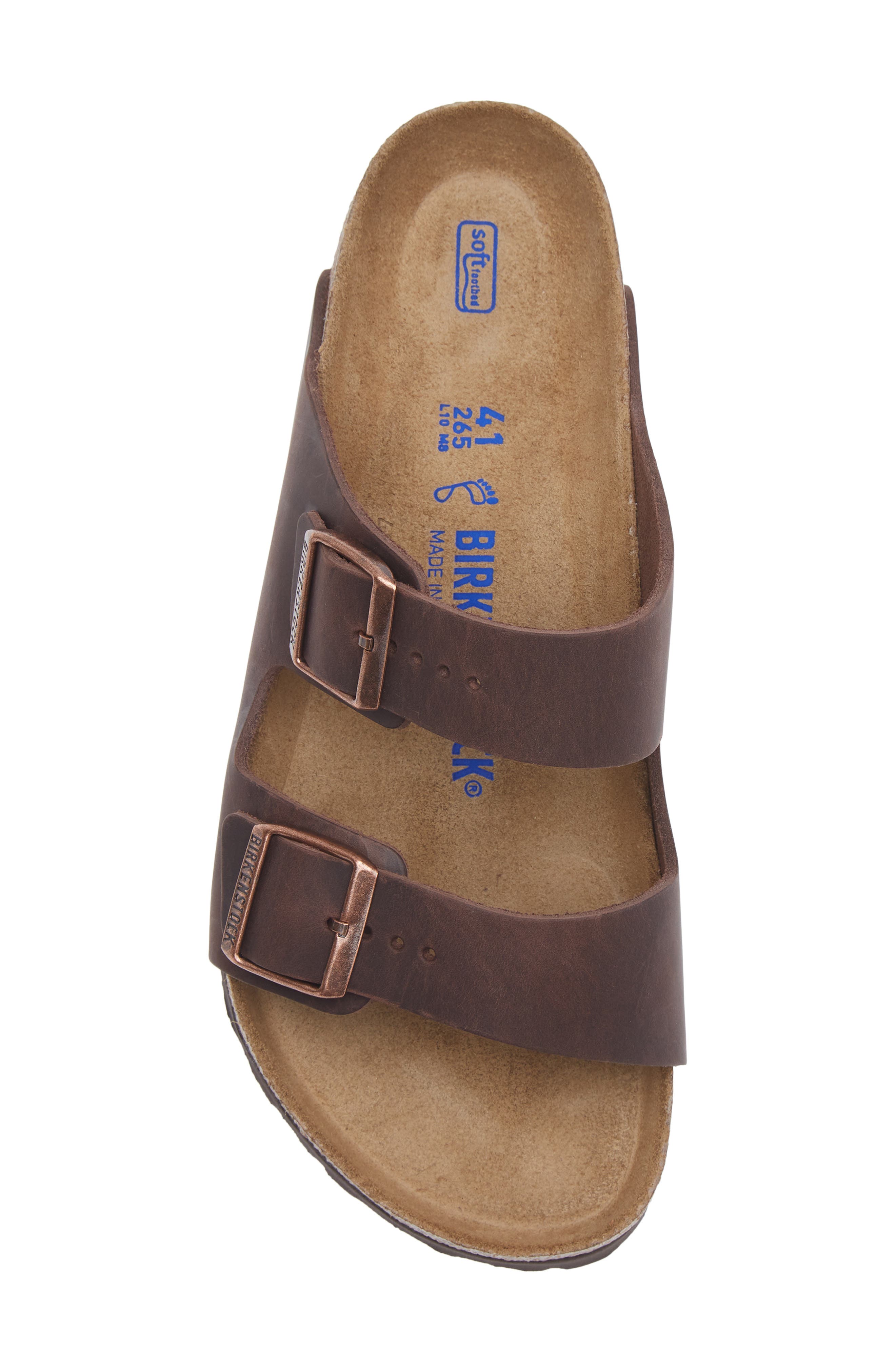 Arizona Soft Slide Sandal, Alternate, color, CORK BROWN