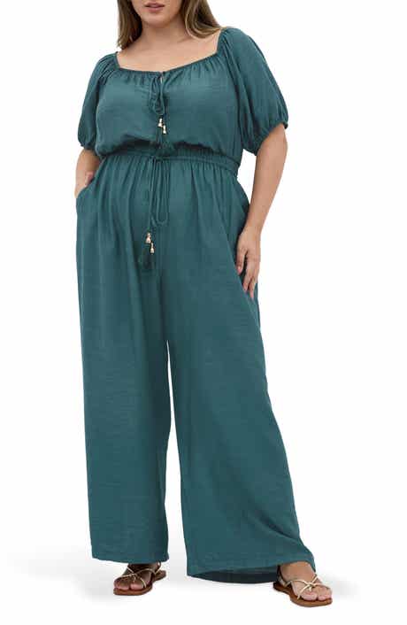 City Chic Erica Wide Leg Jumpsuit