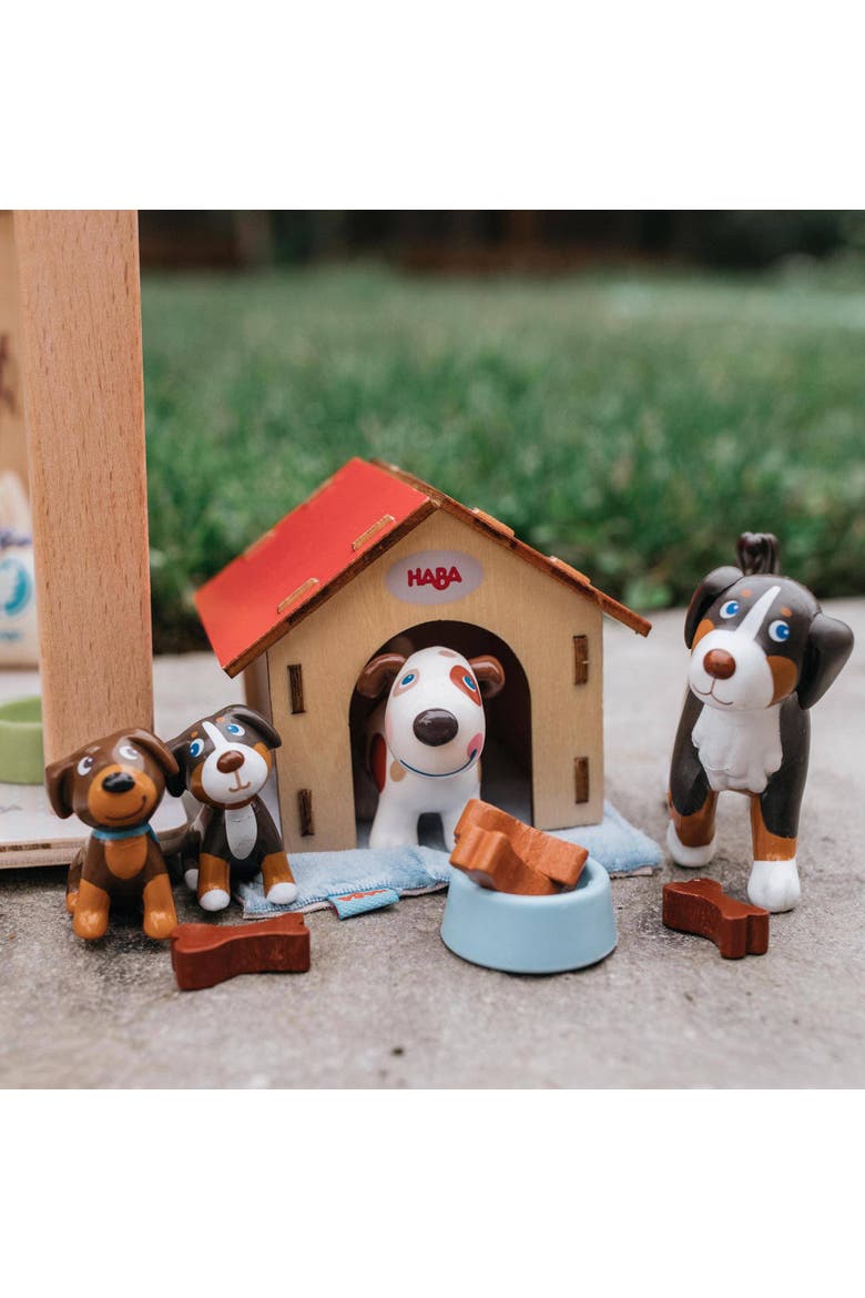 Little Friends Dog Lucky - Pet Toy Figure with Doghouse & Wooden Bones, Alternate, color, Multi