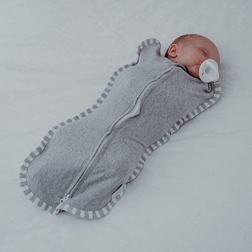 Comfy Cubs Easy Zipper Swaddle Blankets In Gray