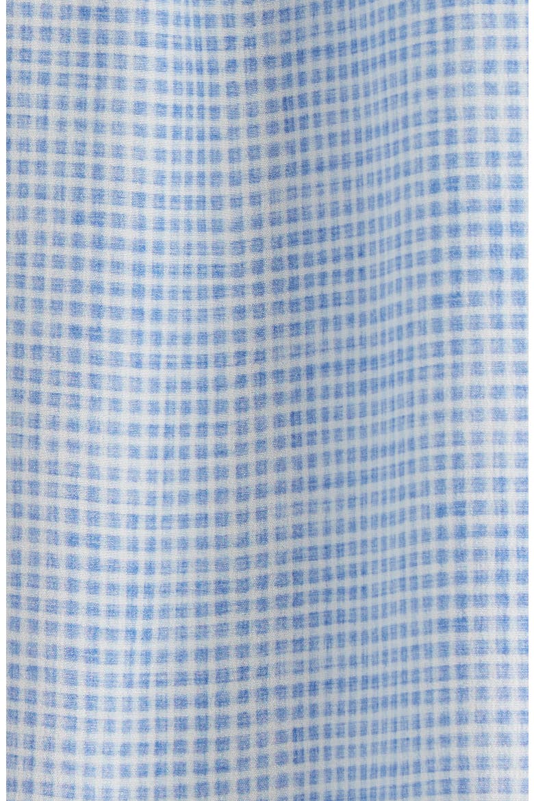 Nola Geometric Print Silk Top, Alternate, color, LIGHT BLUE