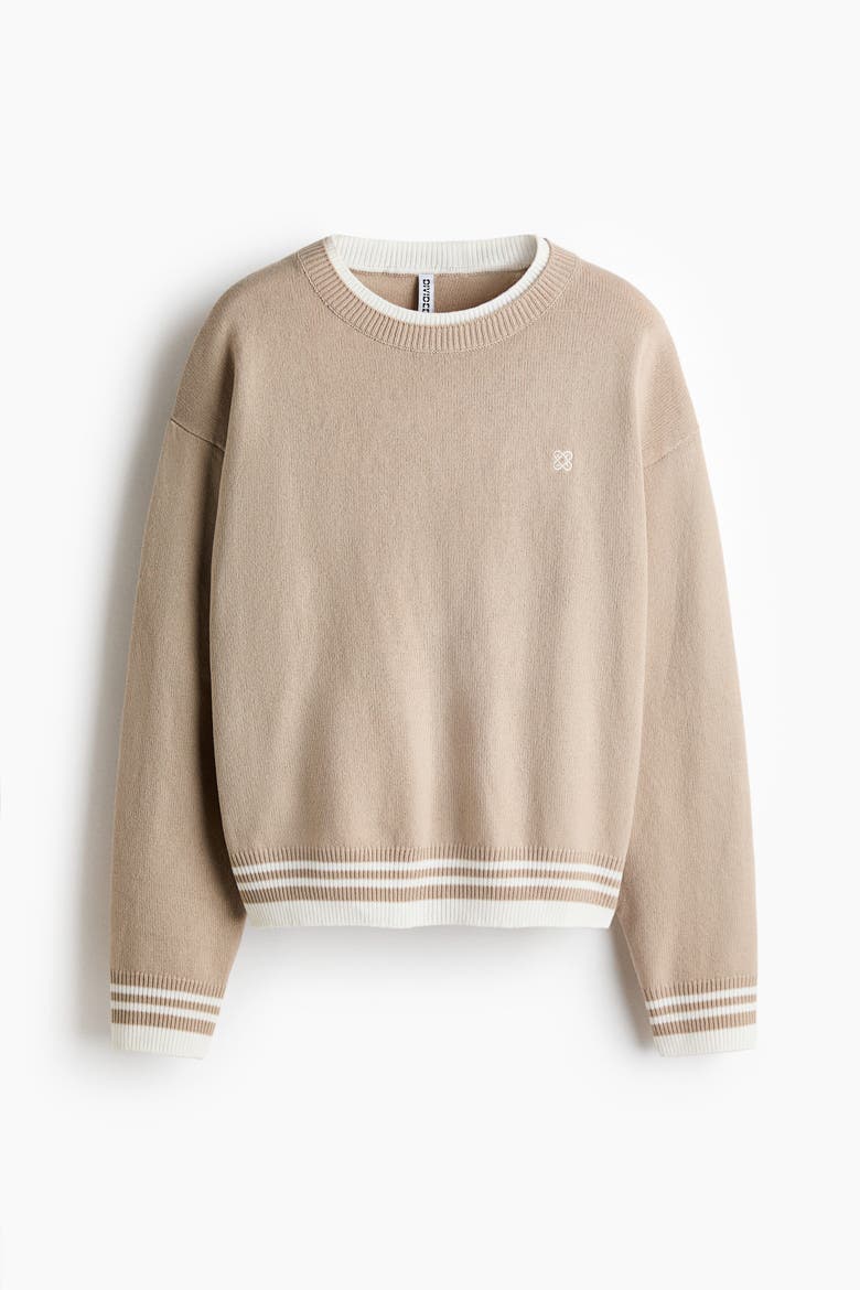 Layered-look Jumper, Alternate, color, Beige