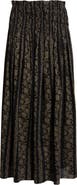 THE GREAT. The Canary Print Midi Skirt