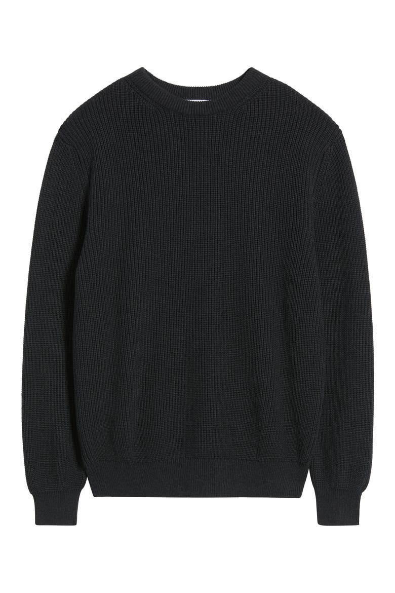 Bay Organic Cotton Sweater, Alternate, color, INK
