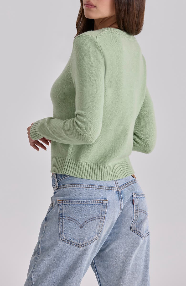 HOUSE OF CB Signature Crewneck Cardigan, Alternate, color, 