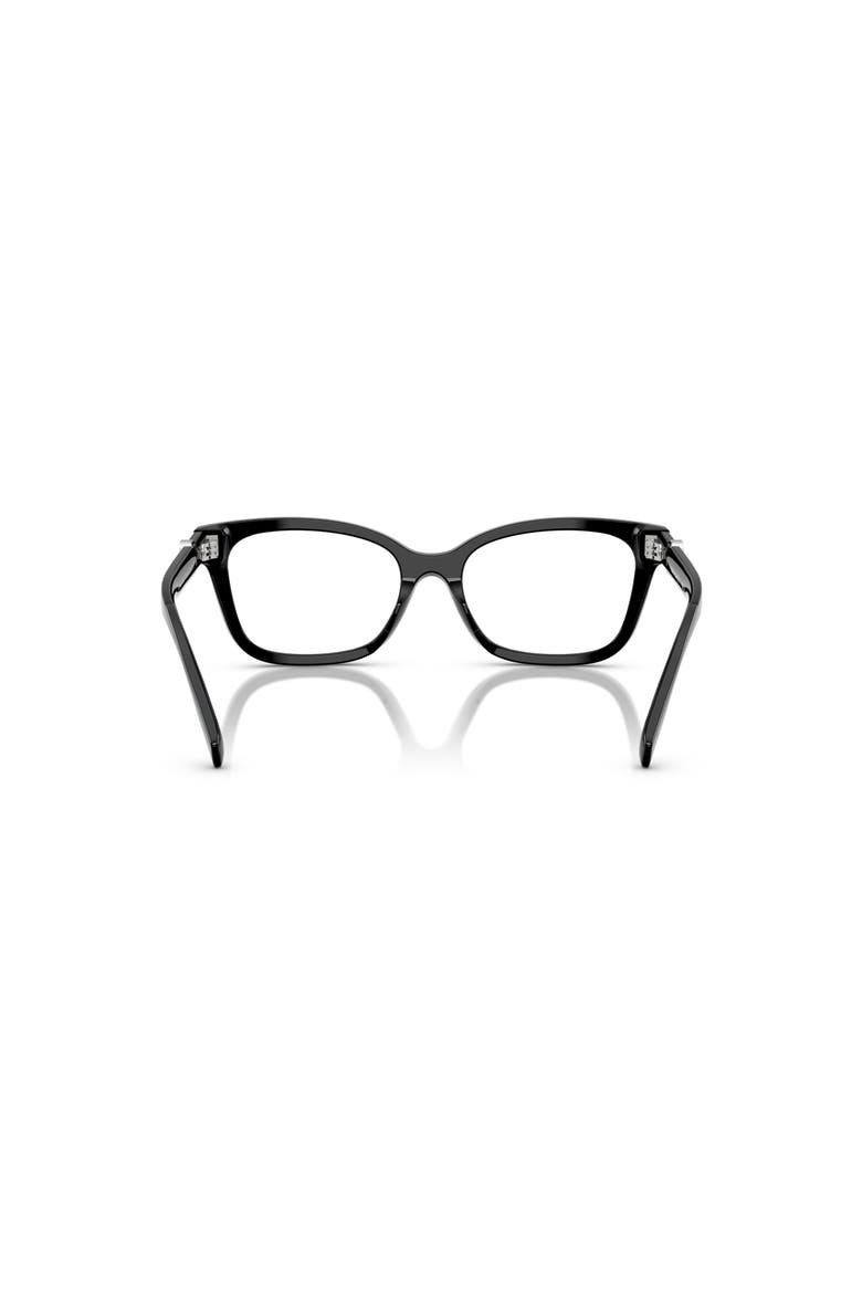 49mm Square optical glasses, Alternate, color, Black