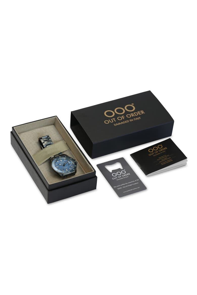 Casanova Bracelet Watch, 44mm, Alternate, color, BLUE