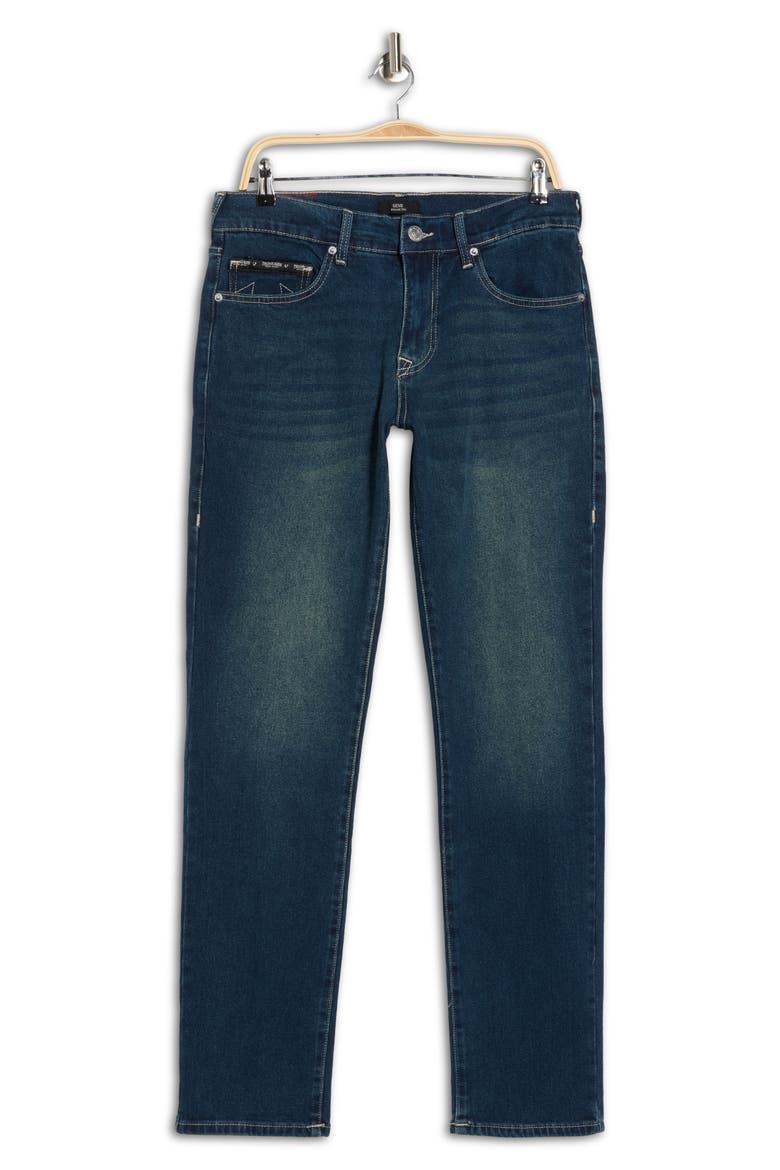 Geno Slim Fit Jeans, Alternate, color, DARK WOODLAND WASH