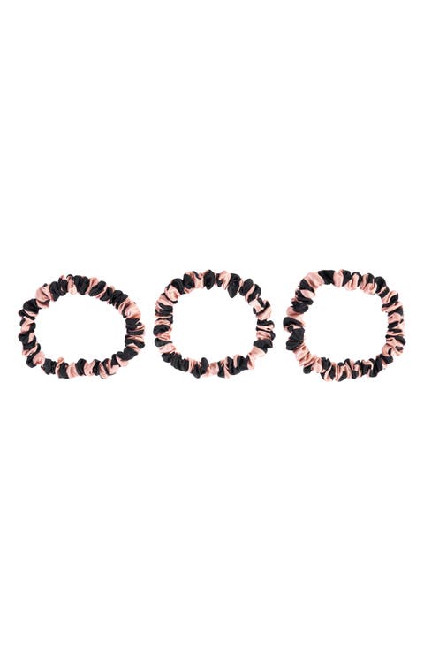 3-Pack Skinny Silk Scrunchies