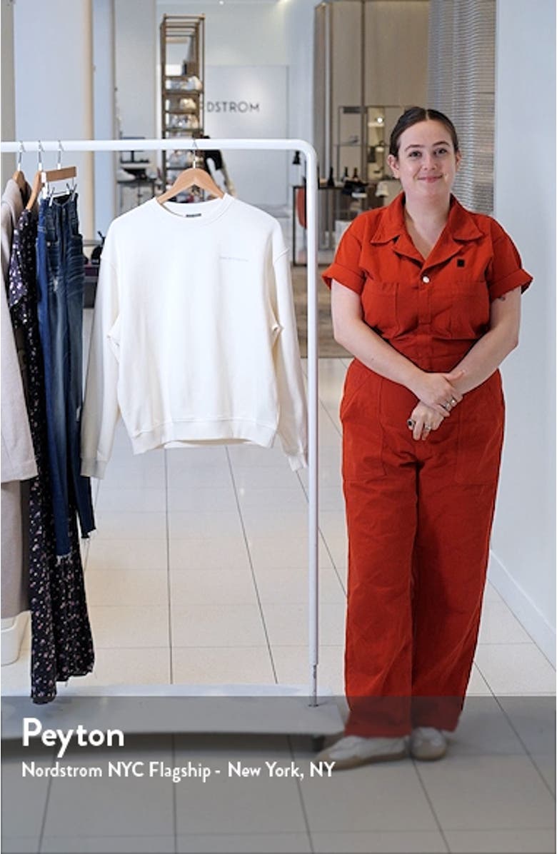 Revive Crewneck Cotton Blend Sweatshirt, sales video thumbnail