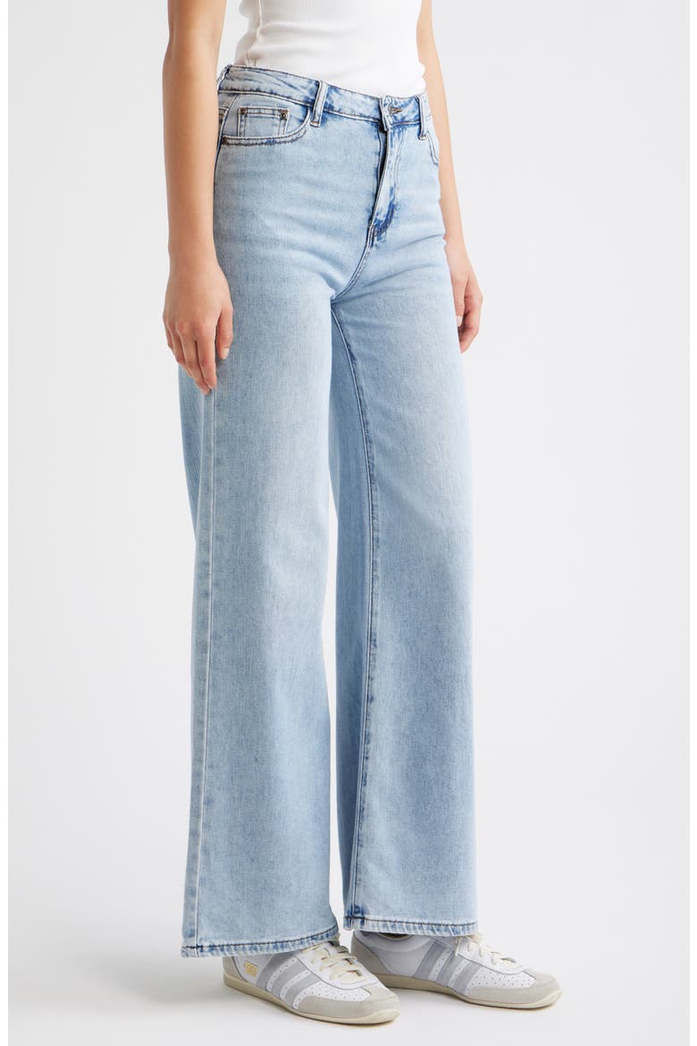 High Waist Wide Leg Jeans, Alternate, color, INDIGO