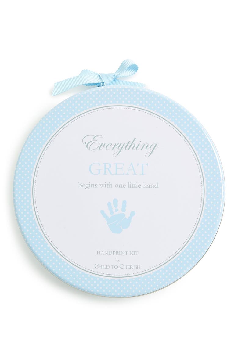 Handprint Kit, Main, color, BLUE