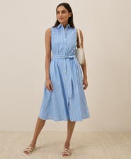 Pact Organic Cotton Sunset Lightweight Cotton Sleeveless Shirtdress