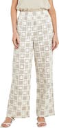 English Factory Crocket Patchwork Wide Leg Pants