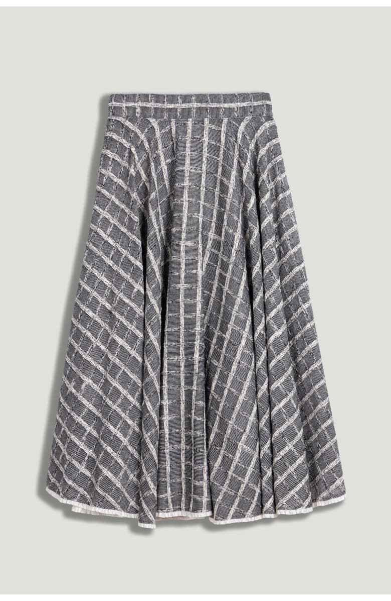 Nocturne Frill Trimmed Ruffle Midi Skirt, Alternate, color, Multi-Colored