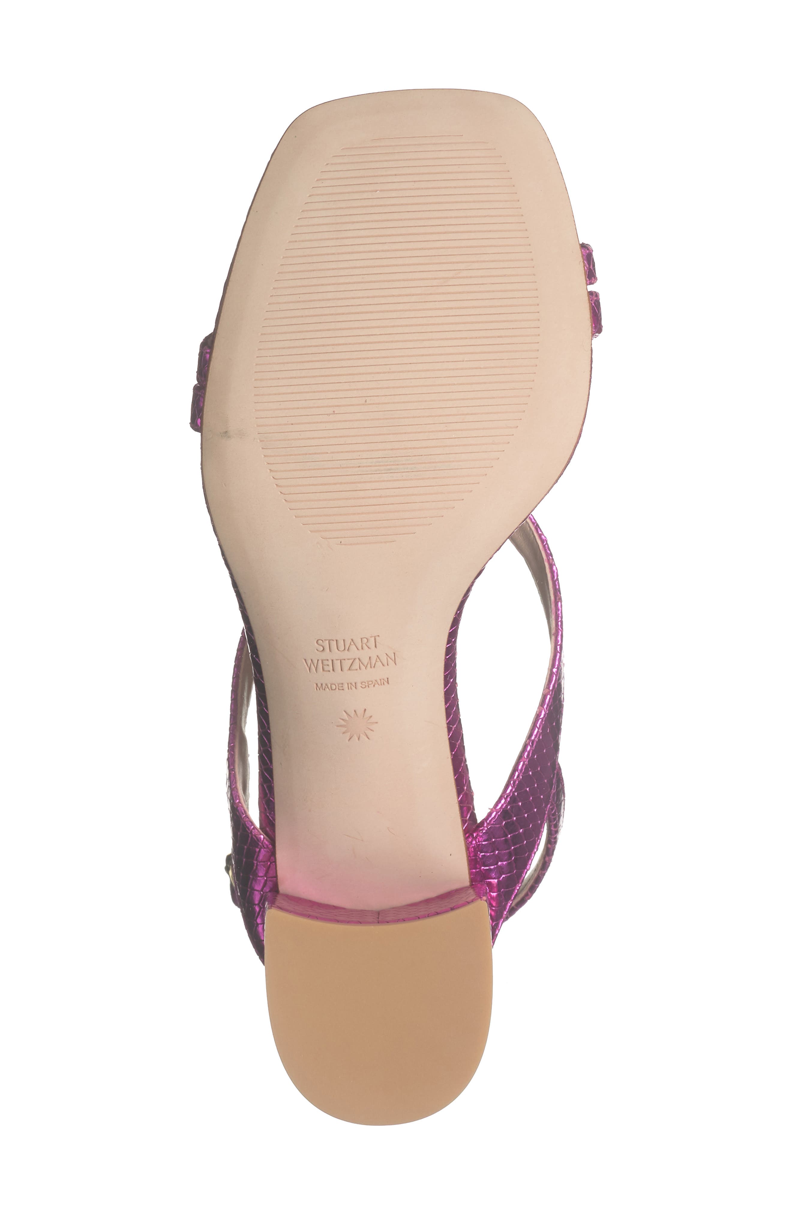 Oasis 50 Block Heel Sandal, Alternate, color, AZALEA