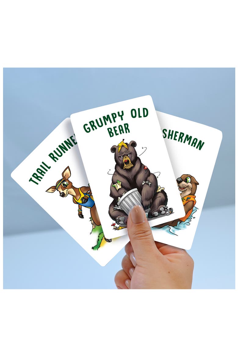 Jr. Ranger Grumpy Old Bear Card Game, Alternate, color, Multicolor