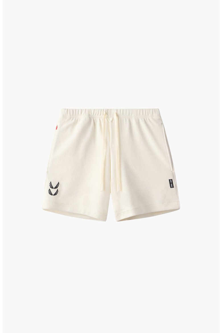 Waffle Knit Sweat Short, Alternate, color, Cream