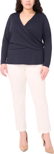 Long Sleeve Wrap Top