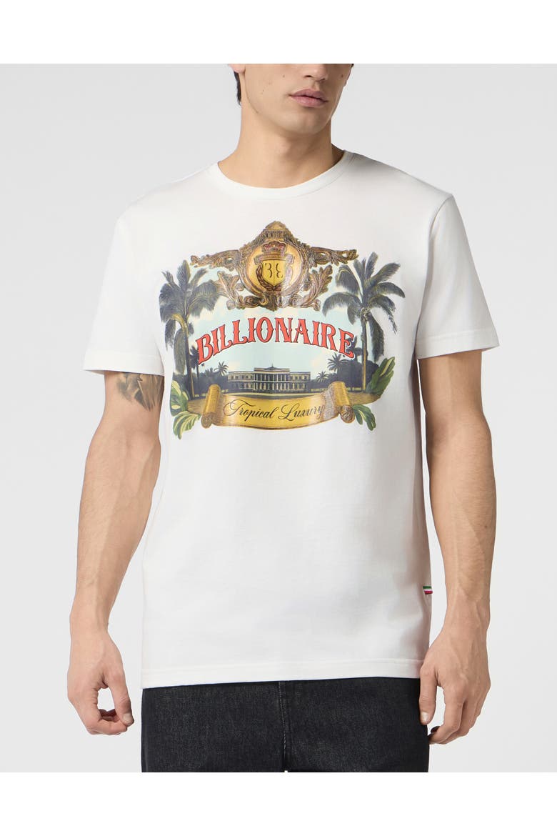 Round-Neck T-Shirt Casablanca Men, Main, color, OffWhite