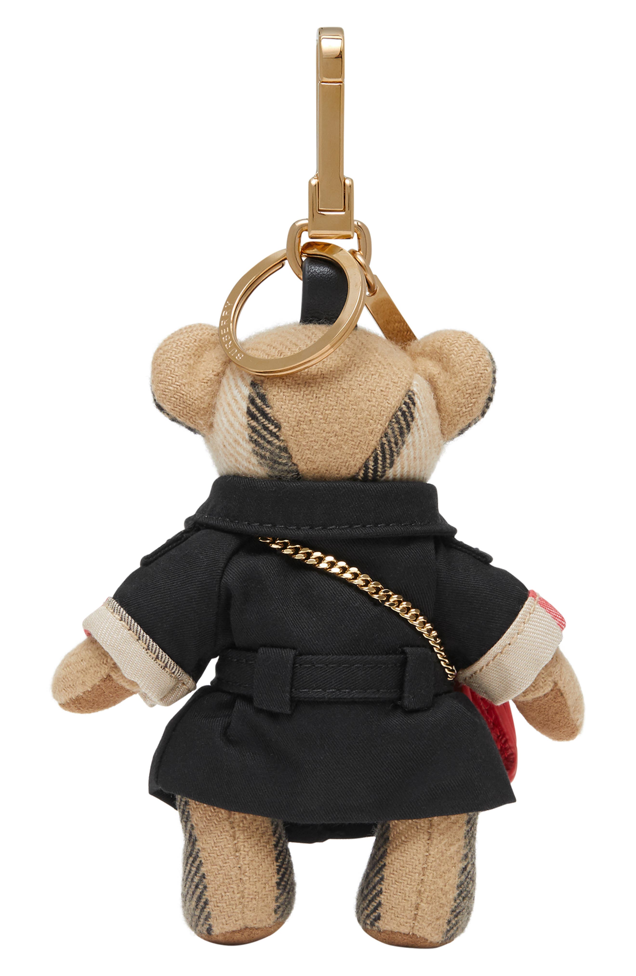 Burberry Thomas Lola Bag Charm, Alternate, color, 