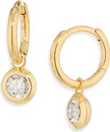 Monica Vinader Round Lab-Grown Diamond Huggie Hoop Earrings