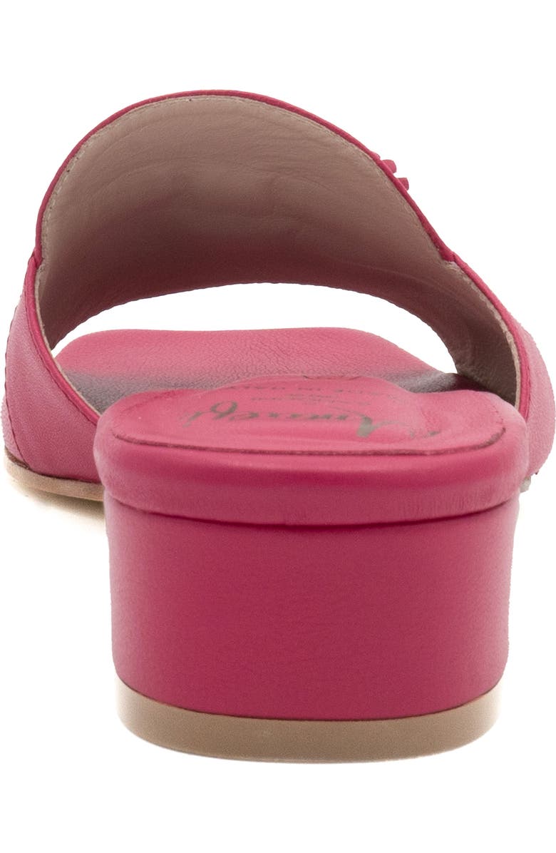 Amalfi by Rangoni Bussola Slide Sandal, Alternate, color, Fuxia Parmasoft - Gold Met