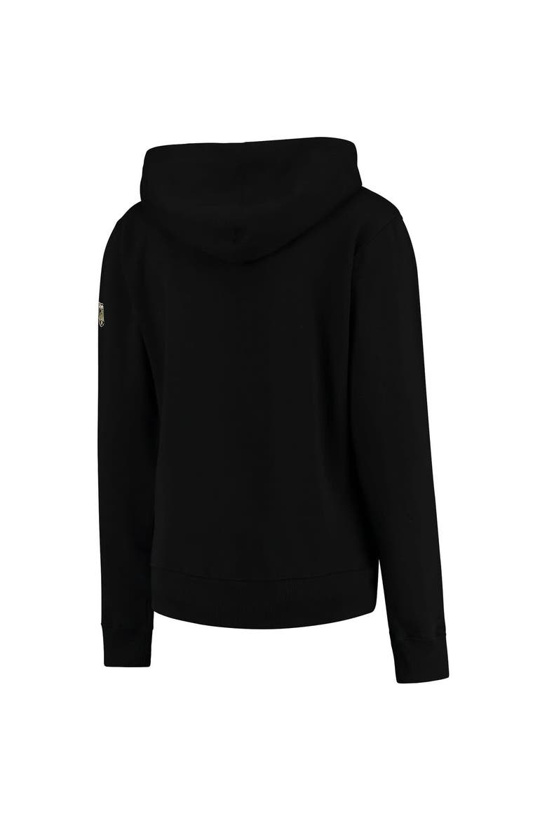 Women's Stadium Athletic Black Army Black Knights Helmet Arched Name Full-Zip Sweatshirt, Alternate, color, Black