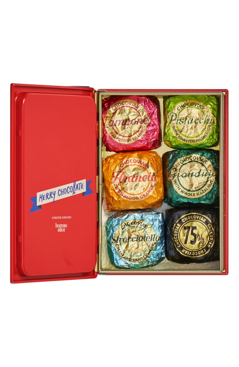 Venchi Chocoviar Chocolates Mini Book Tin, Alternate, color, 