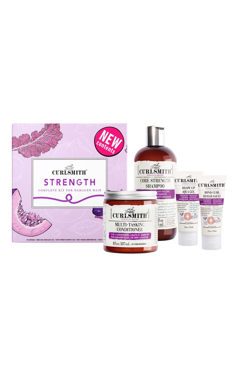CURLSMITH Strength Hair Care Set $76 Value, Main, color, 