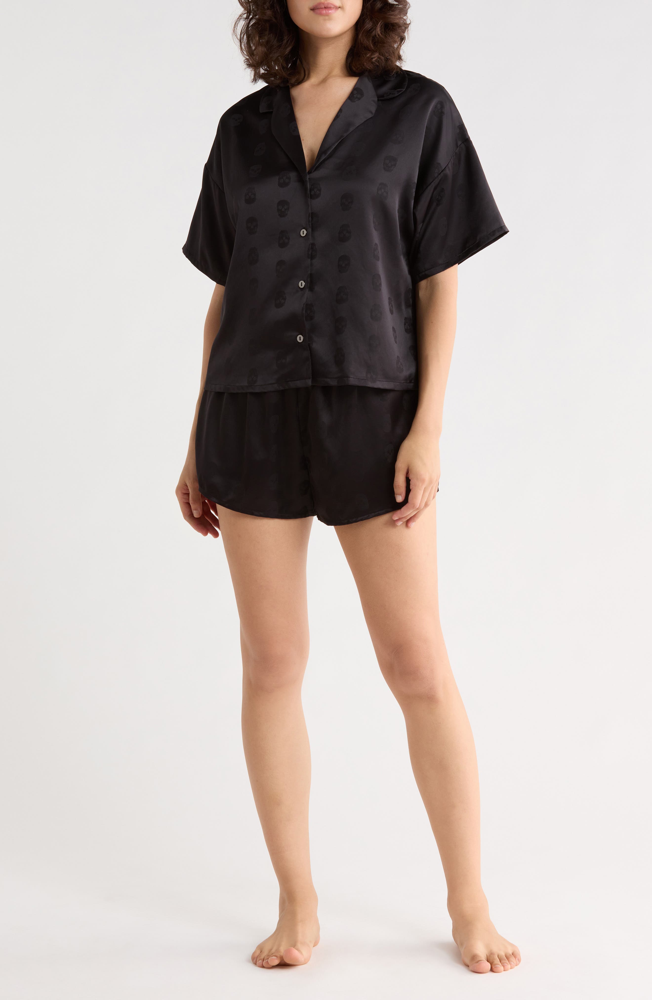 Ozzy Skull Jacquard Short Pajamas