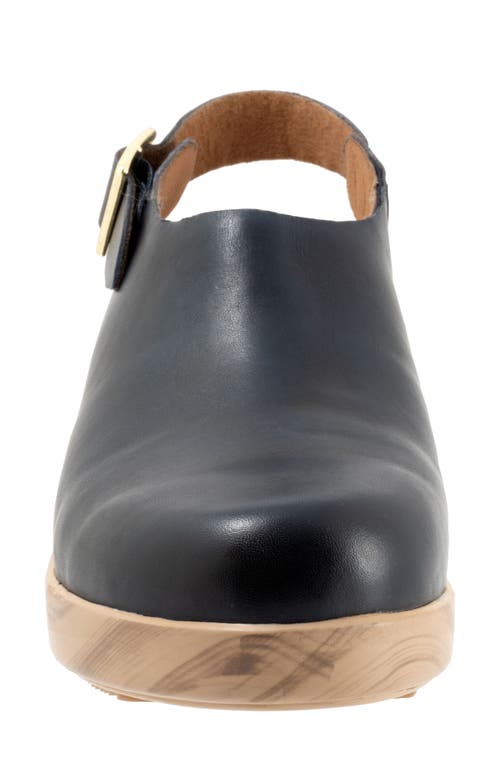 Softwalk ® Fairbanks Slingback Platform Clog In Navy