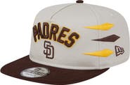 New Era Men's New Era Cream San Diego Padres Iron Golfer Snapback Hat